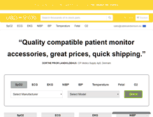 Tablet Screenshot of cablesandsensors.eu